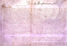 1628-ban az Angol Parlament ezt a polgárjogi nyilatkozatot küldte el I. Károly királynak.