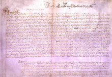 1628-ban az Angol Parlament ezt a polgárjogi nyilatkozatot küldte el I. Károly királynak.